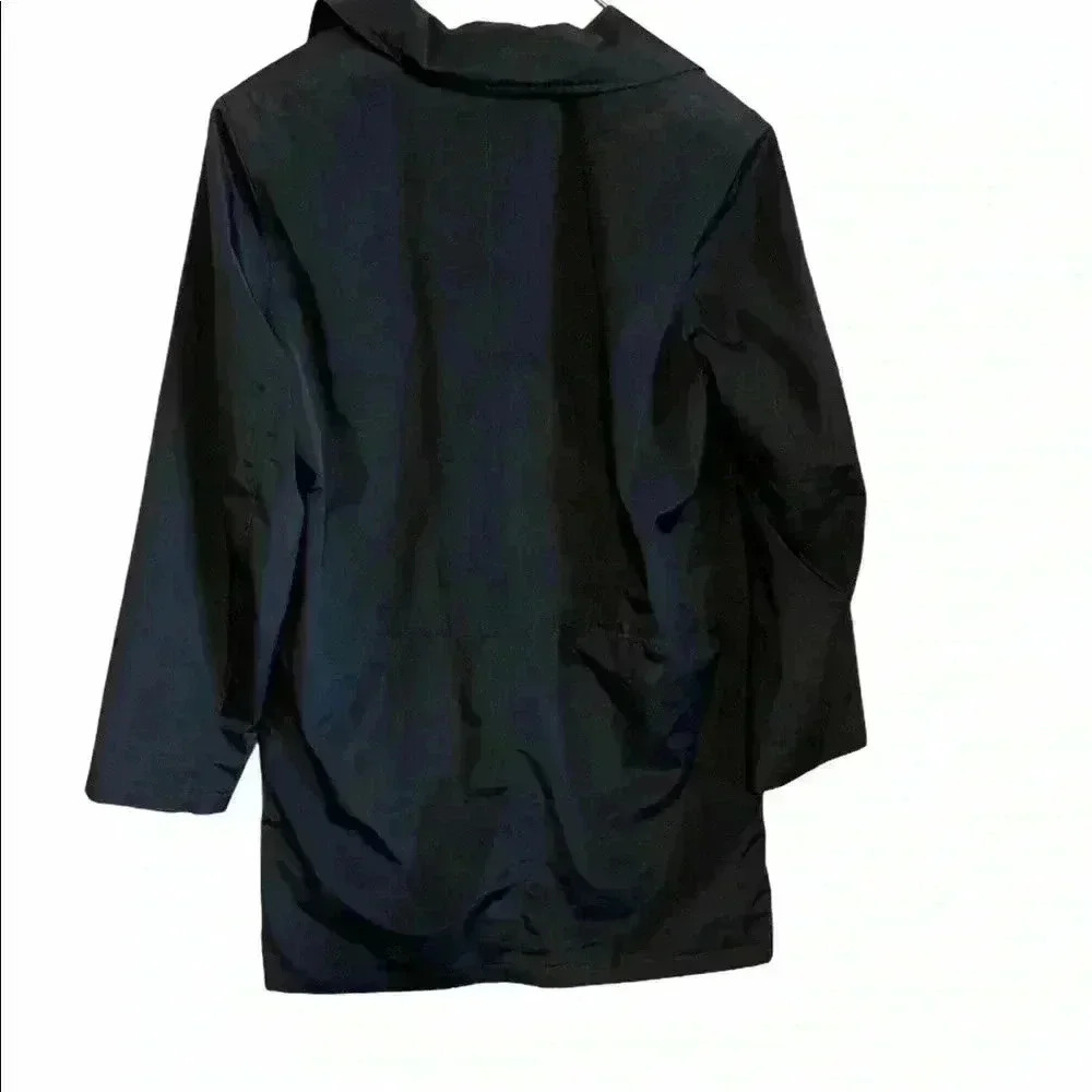 New York Harbor Black Coat Size Small - Picture 2 of 3